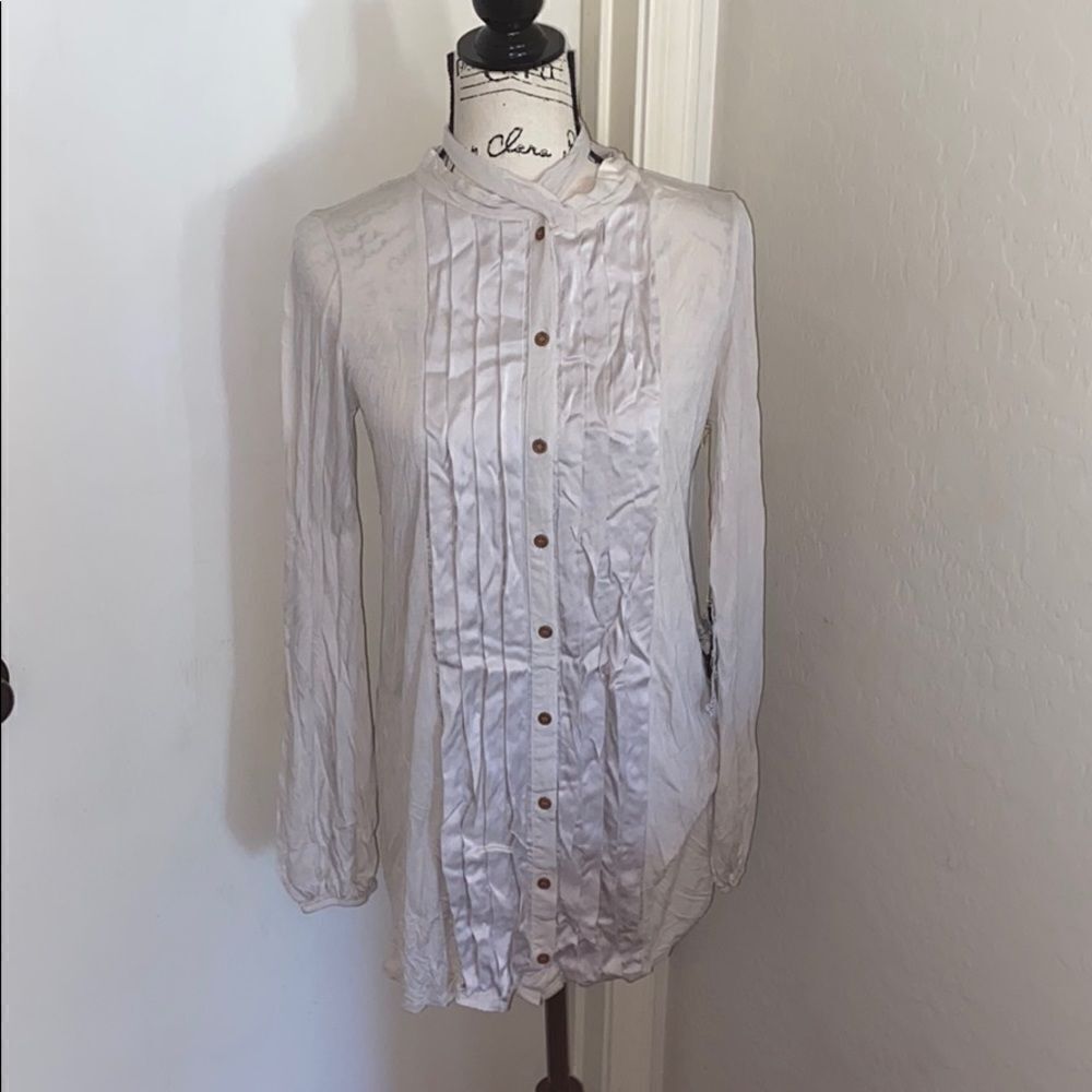 Young Fabulous & Broke Tan Button Tunic